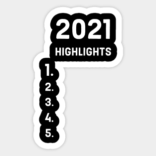 2021 Highlights Sticker